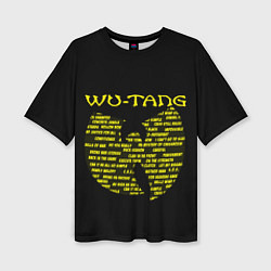 Женская футболка оверсайз WU-TANG CLAN