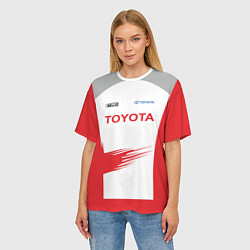 Футболка оверсайз женская Toyota Driver, цвет: 3D-принт — фото 2