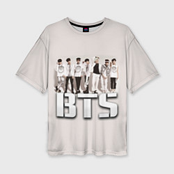 Женская футболка оверсайз BTS