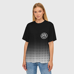 Футболка оверсайз женская Volkswagen, цвет: 3D-принт — фото 2