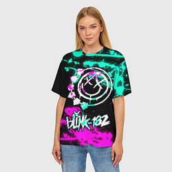 Футболка оверсайз женская Blink-182 6, цвет: 3D-принт — фото 2
