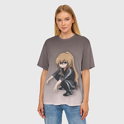 Футболка оверсайз женская Аниме, цвет: 3D-принт — фото 2