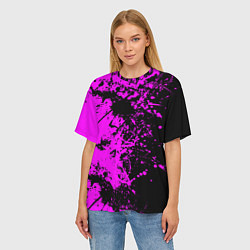 Футболка оверсайз женская Чёрная магия, цвет: 3D-принт — фото 2