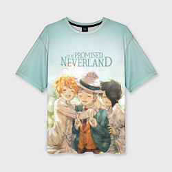 Женская футболка оверсайз The Promised Neverland