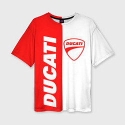 Женская футболка оверсайз DUCATI 4