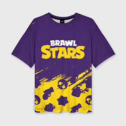 Футболка оверсайз женская BRAWL STARS БРАВЛ СТАРС, цвет: 3D-принт