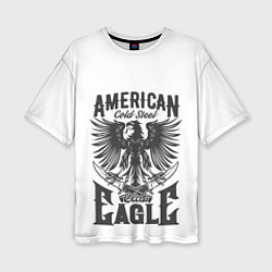 Футболка оверсайз женская Американский орел Z, цвет: 3D-принт