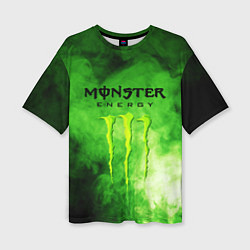 Футболка оверсайз женская MONSTER ENERGY, цвет: 3D-принт