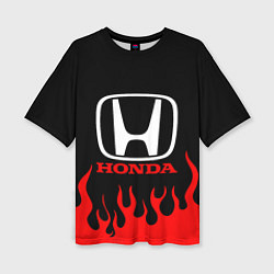 Женская футболка оверсайз HONDA