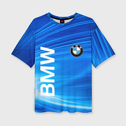 Футболка оверсайз женская BMW, цвет: 3D-принт