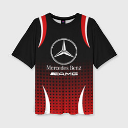 Футболка оверсайз женская Mercedes-Benz, цвет: 3D-принт
