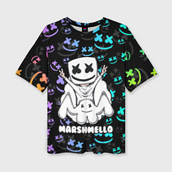 Футболка оверсайз женская MARSHMELLO, цвет: 3D-принт