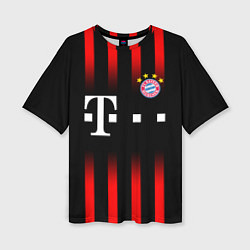 Футболка оверсайз женская FC Bayern Munchen, цвет: 3D-принт