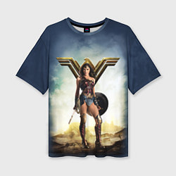 Женская футболка оверсайз Wonder Woman