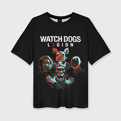 Футболка оверсайз женская Watch Dogs Legion, цвет: 3D-принт