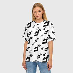 Футболка оверсайз женская JoJo Bizarre Adventure, цвет: 3D-принт — фото 2