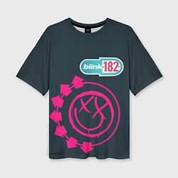 Футболка оверсайз женская Blink 182, цвет: 3D-принт