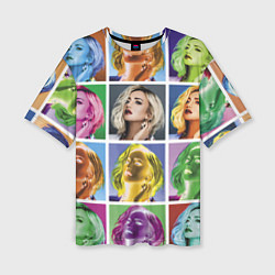 Женская футболка оверсайз Buzova pop-art