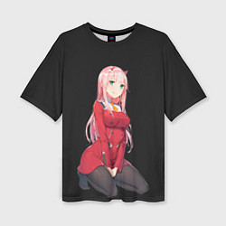 Женская футболка оверсайз ZeroTwo Darling in the Franx