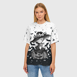 Футболка оверсайз женская Re:Zero Рем, цвет: 3D-принт — фото 2