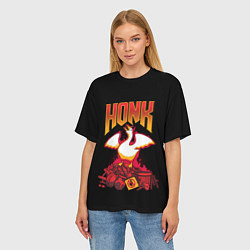 Футболка оверсайз женская HONK Goose, цвет: 3D-принт — фото 2