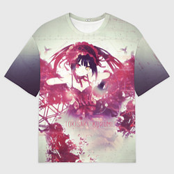 Женская футболка оверсайз Куруми Токисаки