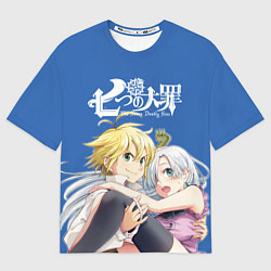 Футболка оверсайз женская 7 смертных грехов, цвет: 3D-принт