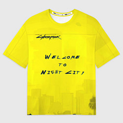Футболка оверсайз женская Cyberpunk 2077, цвет: 3D-принт