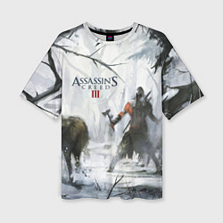 Футболка оверсайз женская Assassin’s Creed 3, цвет: 3D-принт