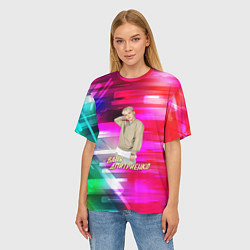 Футболка оверсайз женская Ваня Дмитриенко, цвет: 3D-принт — фото 2