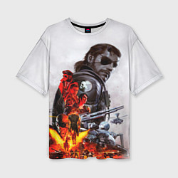 Женская футболка оверсайз Metal Gear