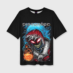 Женская футболка оверсайз Disturbed