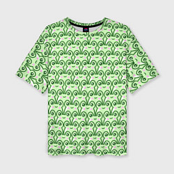 Футболка оверсайз женская Милые лягушки, цвет: 3D-принт