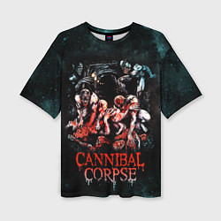 Женская футболка оверсайз Cannibal Corpse