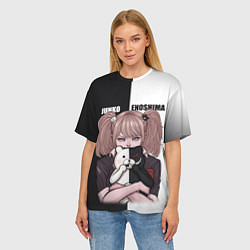 Футболка оверсайз женская MONOKUMA JUNKO, цвет: 3D-принт — фото 2