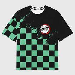 Футболка оверсайз женская TANJIRO KAMADO ТАНДЖИРО, цвет: 3D-принт