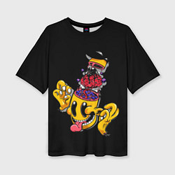 Футболка оверсайз женская ВЗРЫВ МОЗГА, цвет: 3D-принт