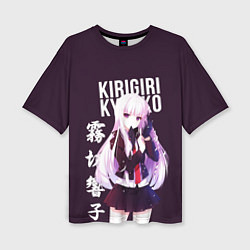 Женская футболка оверсайз Kyoko Kirigiri Кёко Киригири