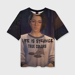 Женская футболка оверсайз Life is strange true colors