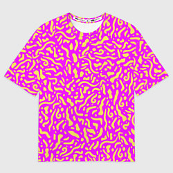 Футболка оверсайз женская Абстрактные узоры, цвет: 3D-принт
