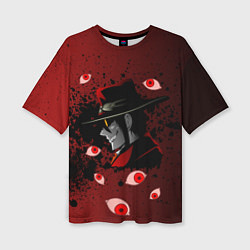 Футболка оверсайз женская ХеллсингHellsing, цвет: 3D-принт