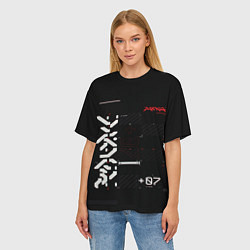 Футболка оверсайз женская CuberPunk 2077, цвет: 3D-принт — фото 2