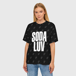 Футболка оверсайз женская Репер - SODA LUV, цвет: 3D-принт — фото 2