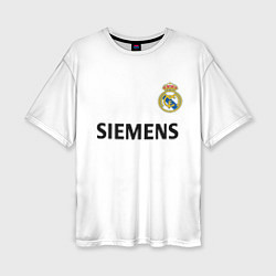 Футболка оверсайз женская Р Карлос футболка Реала, цвет: 3D-принт
