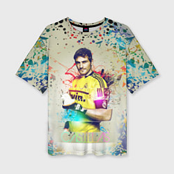 Женская футболка оверсайз Iker Casillas