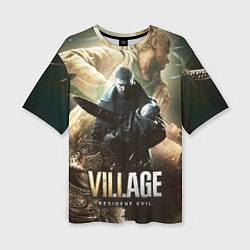 Женская футболка оверсайз Resident Evil Village