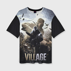 Женская футболка оверсайз Resident Evil: Village