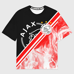 Женская футболка оверсайз FC AJAX AMSTERDAM ФК АЯКС