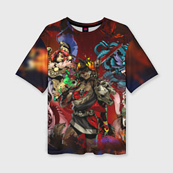 Женская футболка оверсайз Hades furry girls