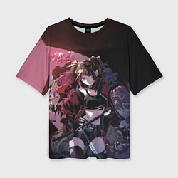 Женская футболка оверсайз Anime Harley Quinn